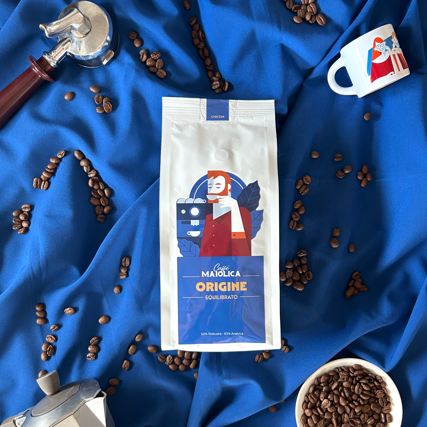 Caffè Maiolica blend origin beans