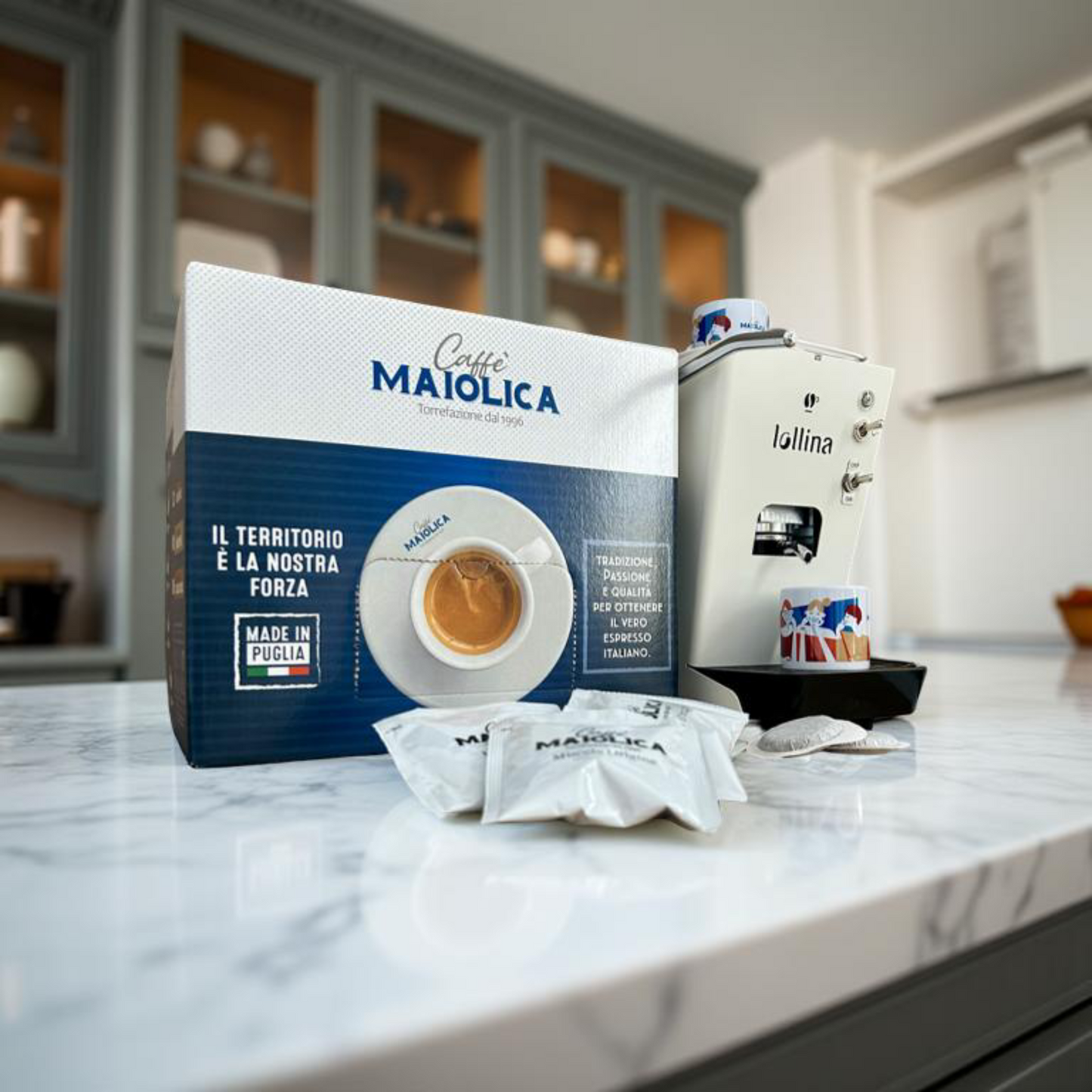 Maiolica coffee pods blend origin