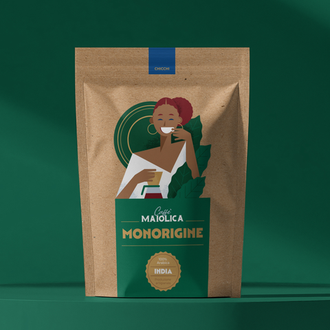 India Plantation A 100% Arabica | Tostatura Artigianale | Intenso e Speziato | Caffè Monorigine