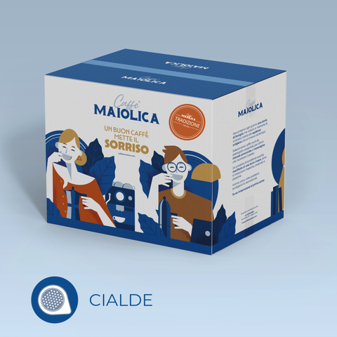 Maiolica coffee pods traditional blend