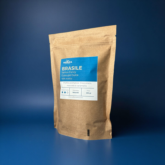 Caffè Monorigine Brasile Guaxupé Dulce 100% Arabica | Tostatura Artigianale | Gusto Dolce e Morbido