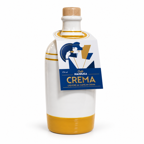 Liquore al Caffè CREMA in bottiglia di Ceramica