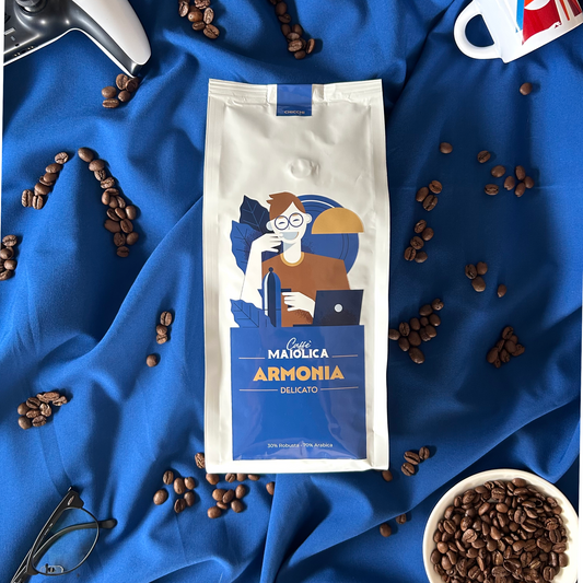 Caffè Maiolica Armonia - caffè in chicchi artigianale - 500 gr