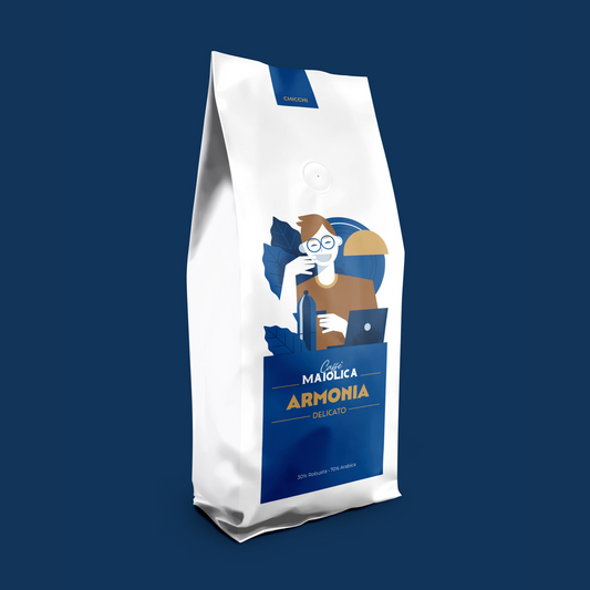 Caffè Maiolica Armonia - caffè in chicchi artigianale - 500 gr