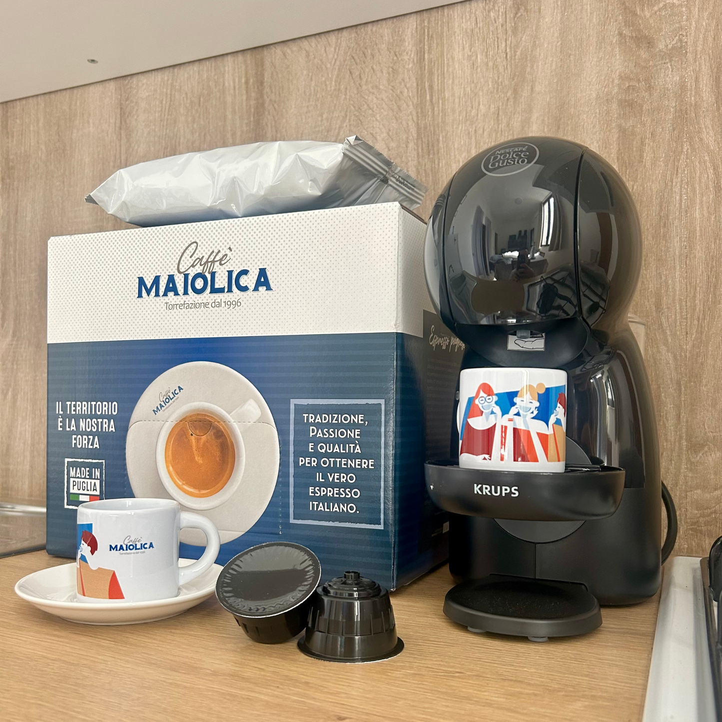 Caffè Maiolica capsule dolce gusto miscela tradizione