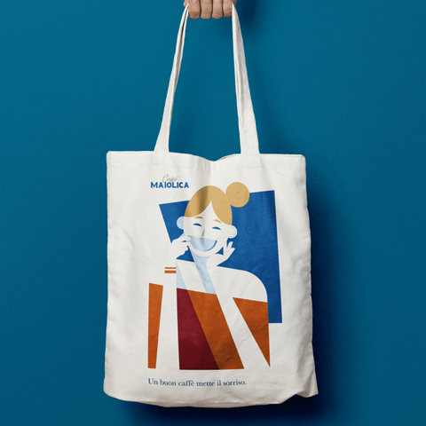 Caffè Maiolica Tote bag
