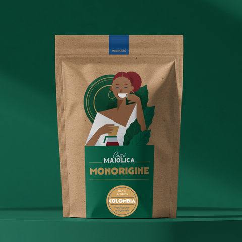 Caffè Monorigine Colombia Medellín Supremo 100% Arabica | Tostatura Artigianale | Equilibrato e Aromatico