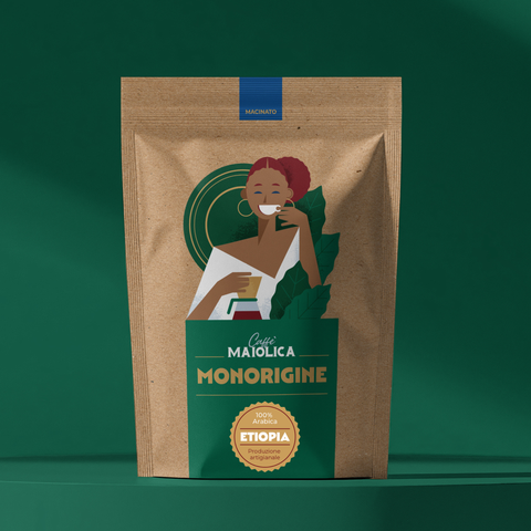 Caffè Monorigine Etiopia Sidamo G2 100% Arabica | Tostatura Artigianale | Floreale e Agrumato