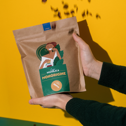 Kenya AA Gold 100% Arabica | Tostatura Artigianale | Intenso e Fruttato | Caffè Monorigine