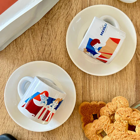 Caffè Maiolica tazzina e piattino