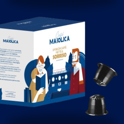 Caffè Maiolica capsule Nespresso miscela Tradizione