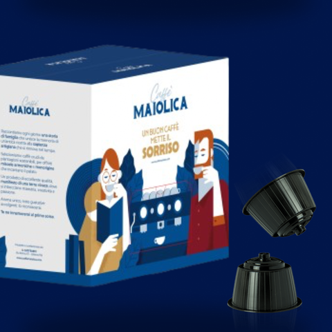 Caffè Maiolica capsule dolce gusto miscela tradizione